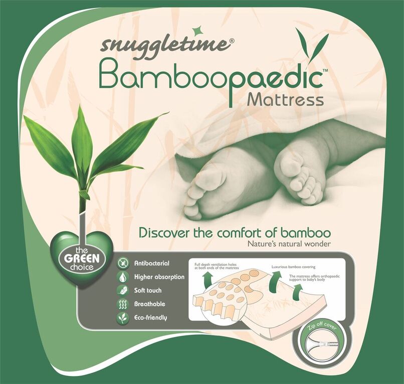 Bamboopaedic Large Cot Mattress Product View The Baby Shoppe
